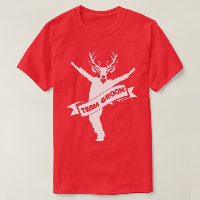 Camiseta Funny Team Groom (Frente do Design)