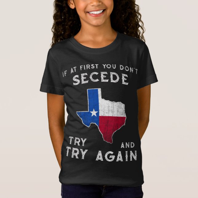Camiseta Funny Texas Flag Orgulha Motivando Equipe de Texto (Frente)