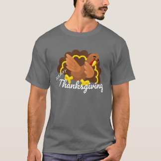 Camiseta funny thanksgiving dabbing turkey