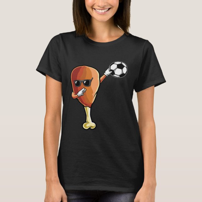 Camiseta Funny Thanksgiving Soccer Team Player Coach Turkey (Frente)
