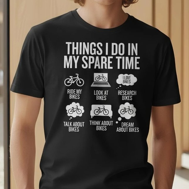 Camiseta Funny Things I Do In My Spare Time Biker (Criador carregado)
