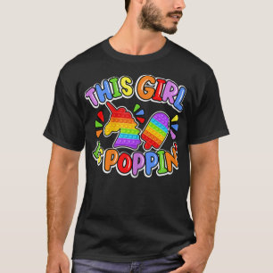 Camiseta Funny This Girl Is Poppin Cool Fidget Shape Pop It