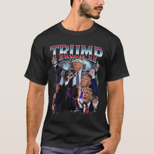 Camiseta Funny Trump 2024 Campaign 90s Rap Trendy Bootleg