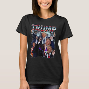 Camiseta Funny Trump 2024 Campaign 90s Rap Trendy Bootleg
