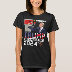 Camiseta Funny Trump 2024 Flag Anti Joe Biden Mean Tweets G