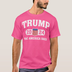 Camiseta Funny Trump 2024 Retorna A América Bandeira Dos Eu