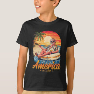 Camiseta Funny Trump Golfo Da América Do Leste De 2025