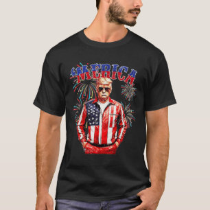 Camiseta Funny Trump Golfo dos Estados Unidos Trump 4 de ju