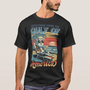 Camiseta Funny Trump Golfo Dos Eua América 2025 Trump Merch