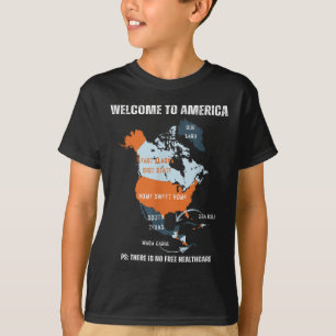 Camiseta Funny Trump Groelândia Canal do Panamá Canadá Méxi