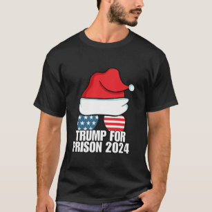Camiseta Funny Trump Para A Prisão 2024 Óculos Sunglass USA