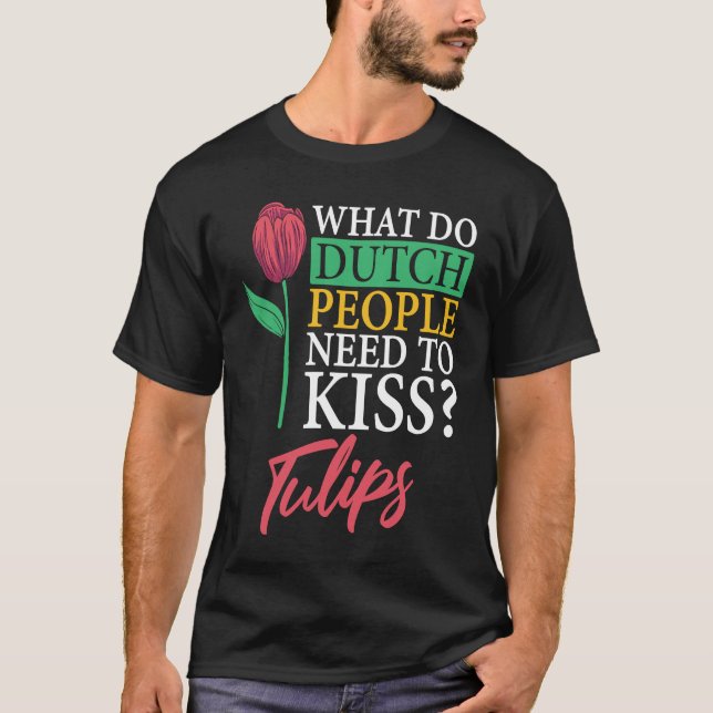 Camiseta Funny Tulip Gardening Garden  Gardener Tulips (Frente)