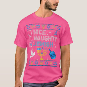 Camiseta Funny Ugly Hanukkah Sweater Chanukah Jew Nice Naug