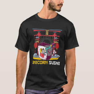 Camiseta Funny Unicorn Sushi Sticks Rainbow Sushi Meme Pun
