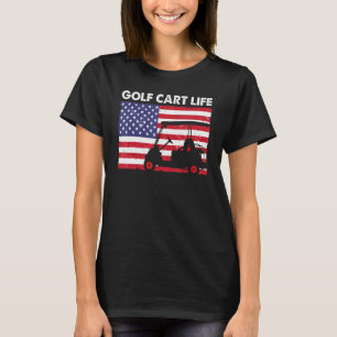 Camiseta Funny USA Flag Golf For Men Women Golfer Love