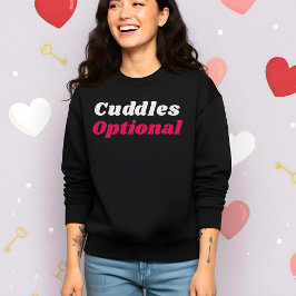 Camiseta Funny Valentine’s Cuddles Optional