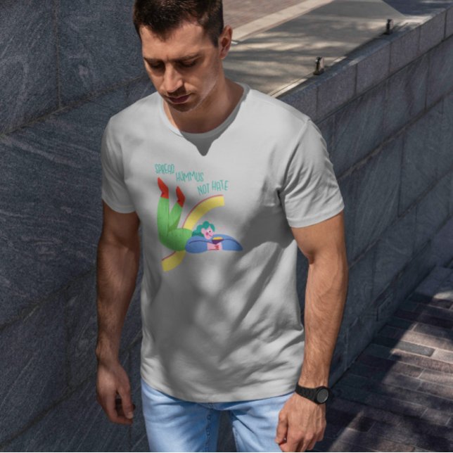 Camiseta Funny Vegan Hummus (Criador carregado)