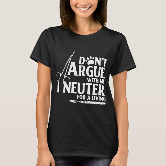 Camiseta Funny Vet Tech Veterinarian Veterinary (Frente)