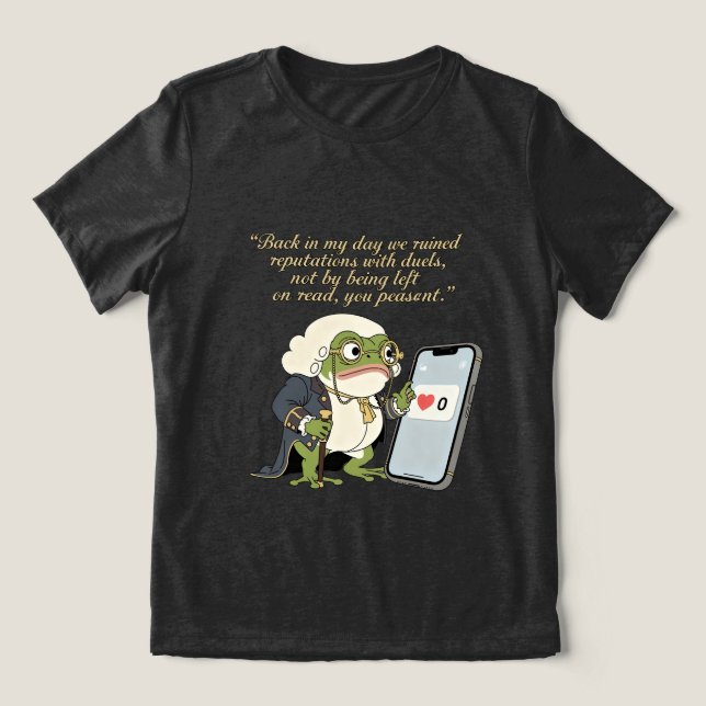 Camiseta Funny Victorian frogT-Shirt (Design frontal)