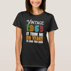 Camiseta Funny Vintage 1963 60 Anos Aniversário De Idade