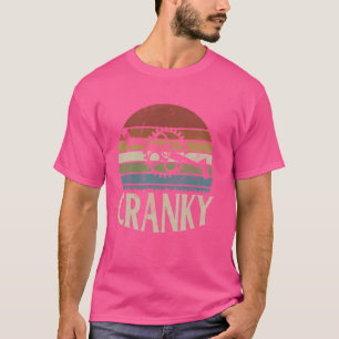 Camiseta Funny Vintage Cranky Bicycle Rider Cycling Lo