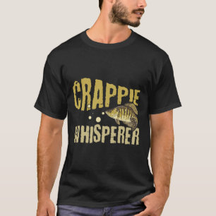 Camiseta Funny Vintage Crappie Murmurador Pesca