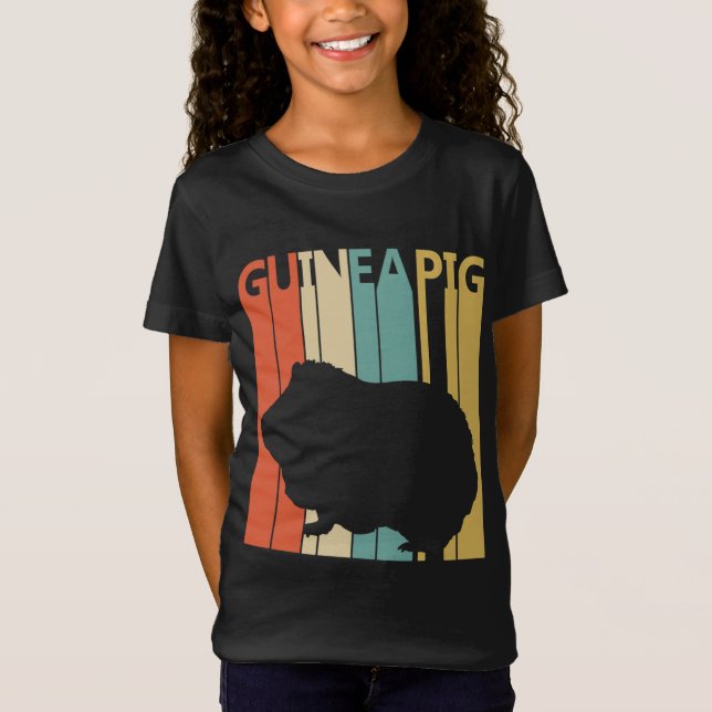 Camiseta Funny Vintage Guinea Pig (Frente)