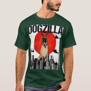 Camiseta Funny Vintage Japonês Dogzilla Belmalinoi