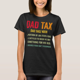 Camiseta Funny Vintage Pai Tax Definition Roupa Cote Fat