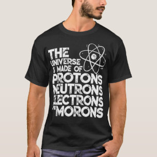 Camiseta Funny Vintage Physics Design de Piada do Universo