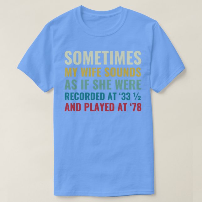 Camiseta Funny Vinyl Lover Hus Vinyl Records (Frente do Design)