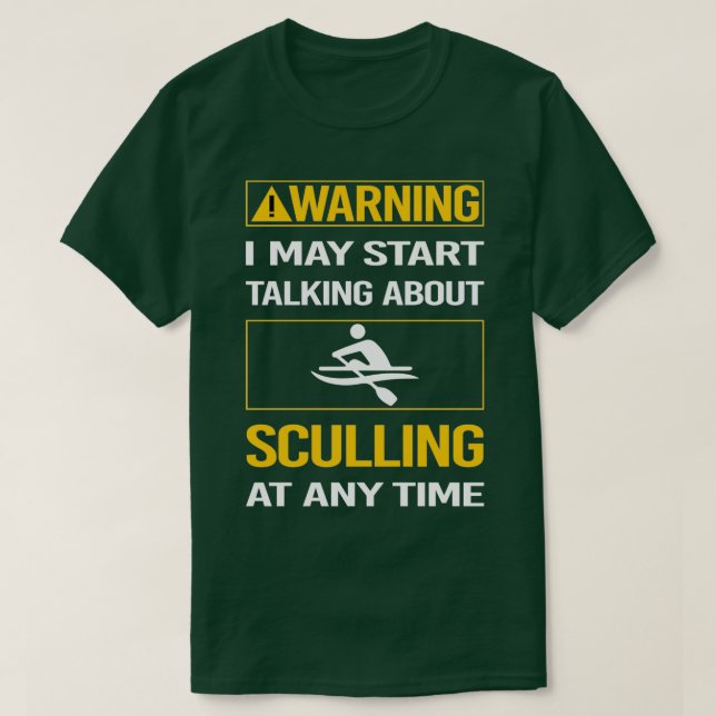 Camiseta Funny Warning Sculling (Frente do Design)