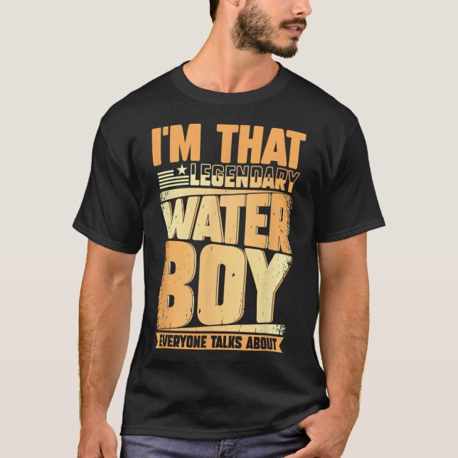 Camiseta Funny Waterboy Futebol Team Manager Hydration Spe (Frente)