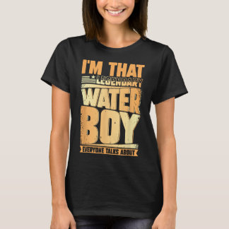Camiseta Funny Waterboy Futebol Team Manager Hydration Spe