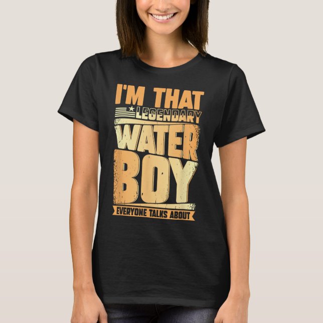 Camiseta Funny Waterboy Futebol Team Manager Hydration Spe (Frente)