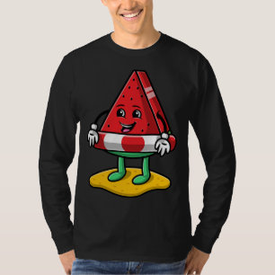 Camiseta Funny Watermelon Floater Fruta Lover Verão