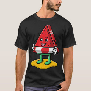 Camiseta Funny Watermelon Floater Fruta Lover Verão