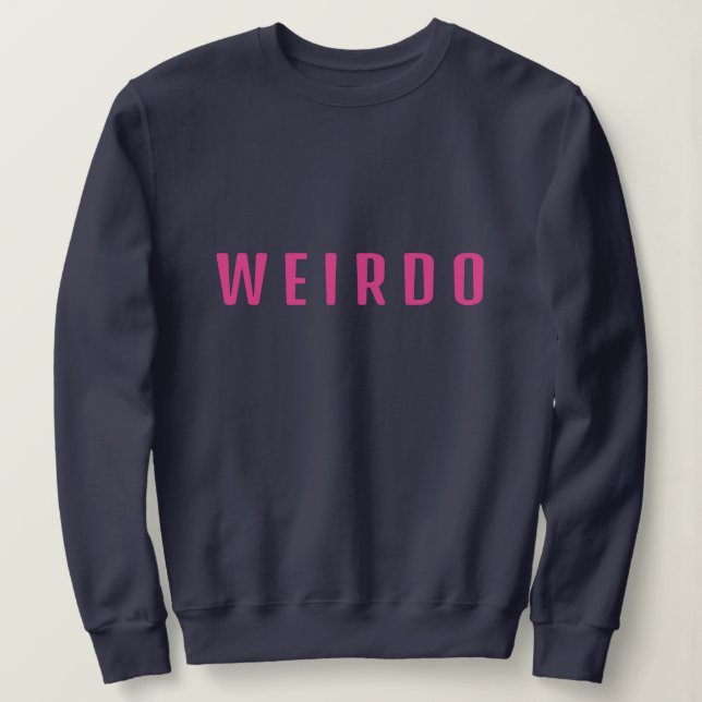 Camiseta Funny WEIRDO (Frente do Design)