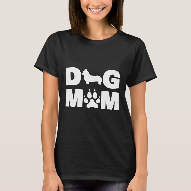 Camiseta Funny Welsh Corgi Para Cachorros Mãe Amor R (Frente)