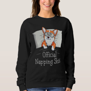 Camiseta Funny Welsh Corgi Power Napper Cachorro Sobrevoand