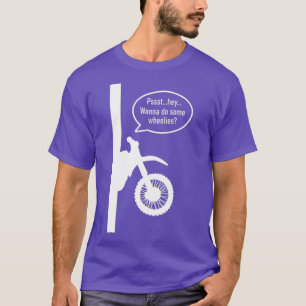 Camiseta Funny Wheelie Dirt Bike Motocross