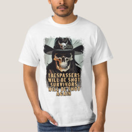 Camiseta Funny Wild West Cowboy Dizendo Arte do Xerife do C