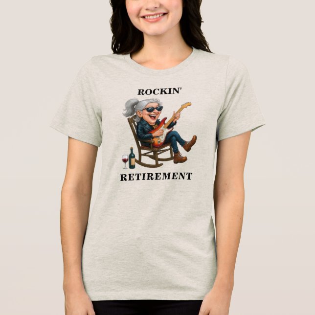 Camiseta Funny Woman Retirement (Frente)