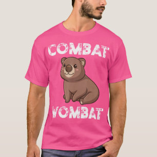 Camiseta Funny Wombat Combate Kawaii Wombat Chibi Cute Anim