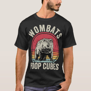 Camiseta Funny Wombats Poop Cubes