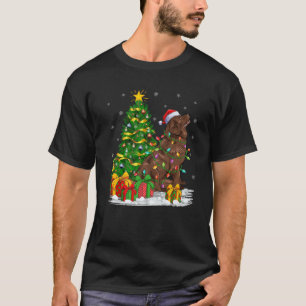 Camiseta Funny Xmas Tree Family Matando Papais noeis da Ter