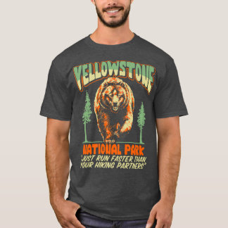 Camiseta Funny Yellowstone Park Grizzly Bear Ulun Caminhand