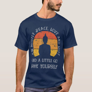 Camiseta Funny Yoga Design For Women Sarcastic Meditation