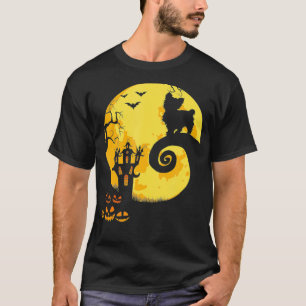 Camiseta Funny Yorkie And Moon Halloween Costume
