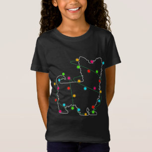 Camiseta Funny Yorkshire Terrier Christmas Pajama Lights Pu